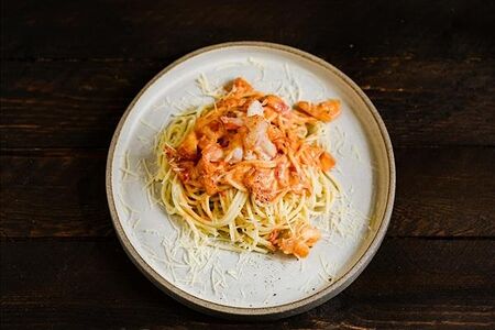 Паста с креветками