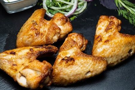 Крылья куриные на углях