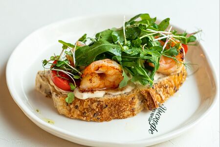 Пашот с креветками