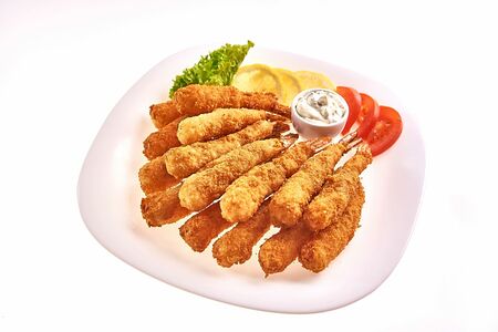 Креветки темпура