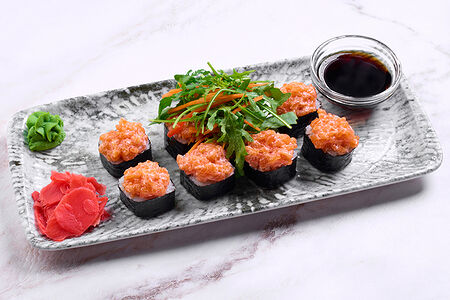 Ролл Много лосося