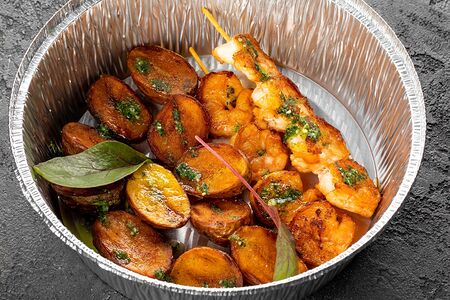 Шашлычок креветка