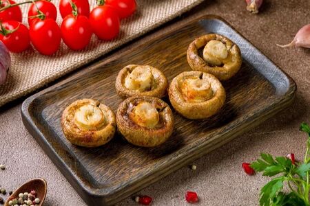 Шампиньоны на углях