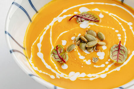 Тыквенный суп на кокосовом молоке