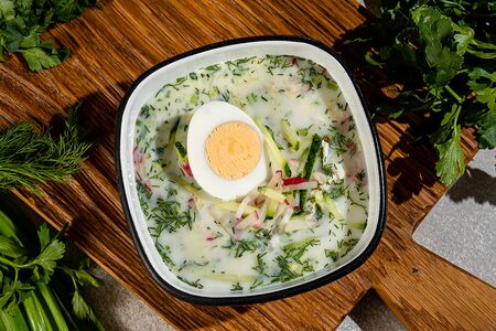 Окрошка на кефире