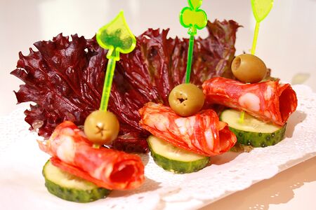 Канапе с Чоризо