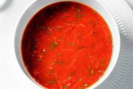 Борщ со сметаной
