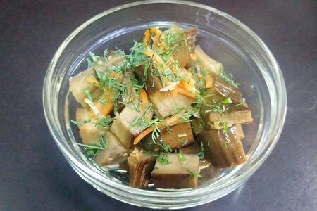 Баклажаны, маринованные с морковью