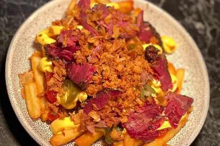 Картофель фри с брискетом