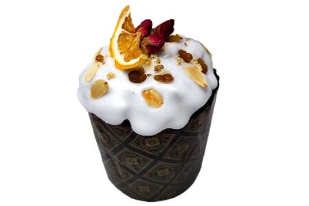 Кулич шоколадно-ванильный