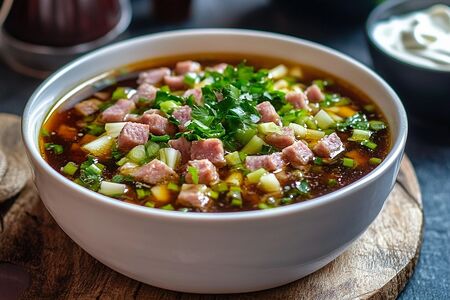 Окрошка на квасе