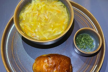 Лапша домашняя с курицей