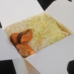 Паста Морская с мидиями с рисом