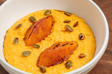 Пшенная каша с тыквой на молоке