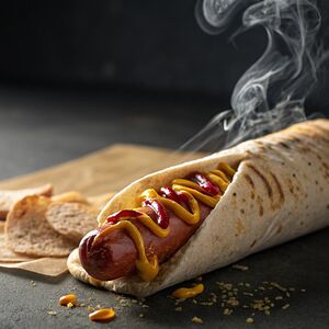 Хот-дог в лаваше