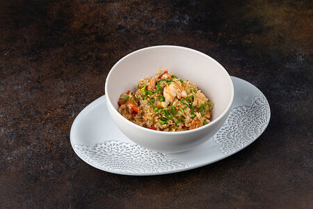 Жареный рис с морепродуктами