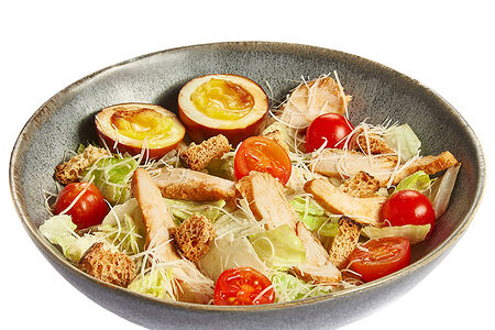 Цезарь по-азиатски с курицей