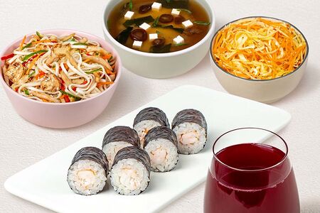 Бизнес-ланч XL с морсом 