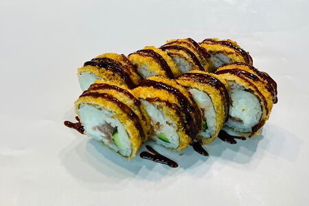 Темпура с копченым лососем