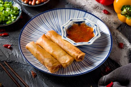 Спринг-ролл с овощами