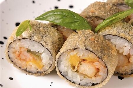 Эби темпура с манго