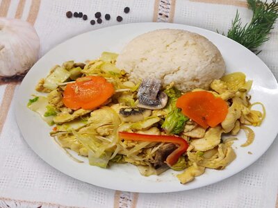 Га Сао с курицей