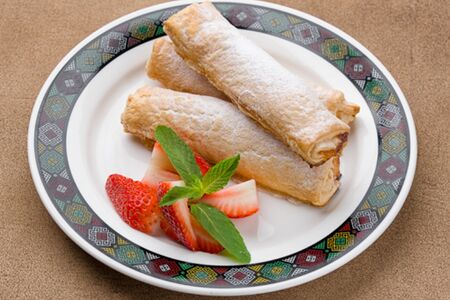 Ремесленные трубочки из творога