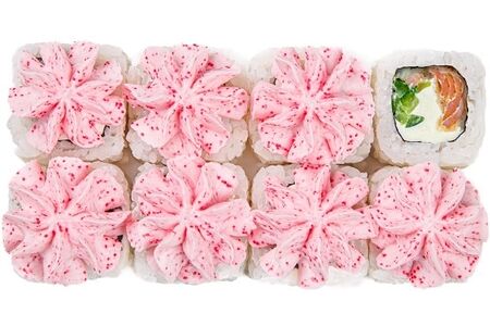 Лава с лососем терияки