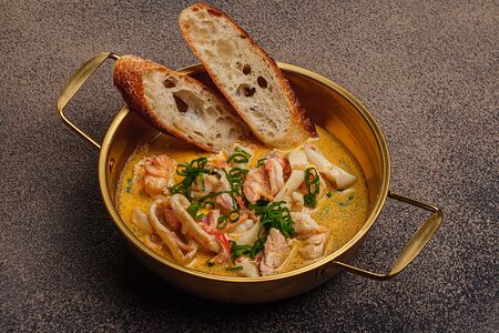 Рагу из морепродуктов 