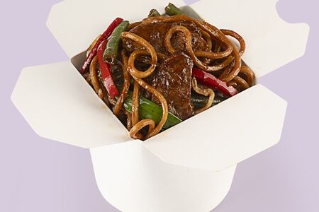 Лапша рамен с уткой