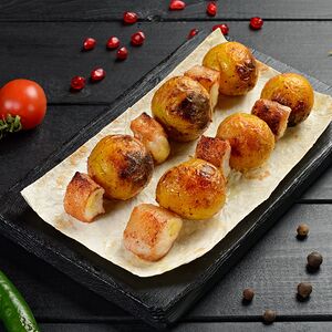 Картофель с курдюком