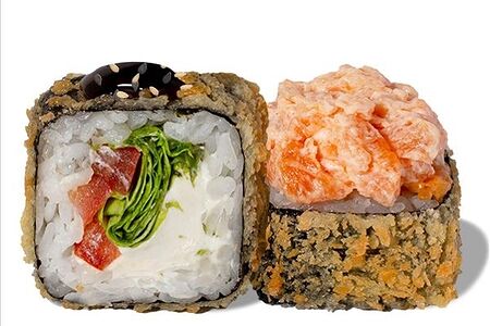 Вулкан с тартаром из лосося