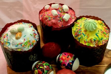 Кулич Пасхальный творожный