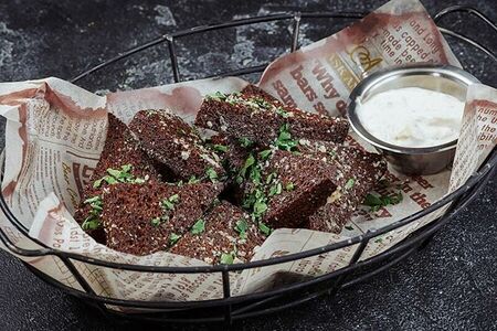 Ржаные гренки