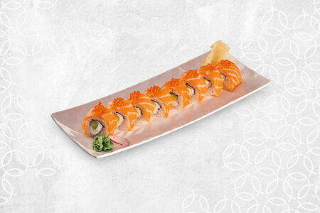 Ролл Филадельфия с красной икрой