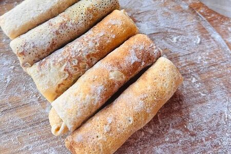 Блинчики с индейкой (безглютеновые)