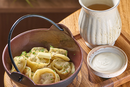 Пельмени в бульоне