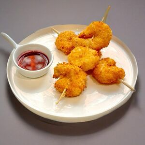 Креветки в панировке 