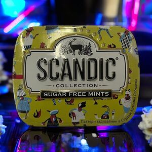 Конфеты Scandic без сахара со вкусом Клубничный микс