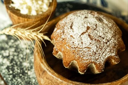 Кекс творожный