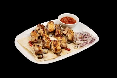 Шашлык из бараньих ребрышек