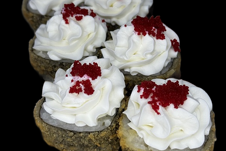 Горячий ролл с морепродуктами