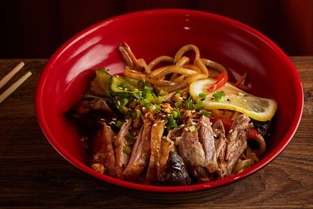 Лапша с уткой