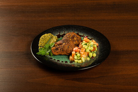 Рамс-шолдер с овощным тар-таром