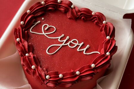 Бенто-торт Валентинка