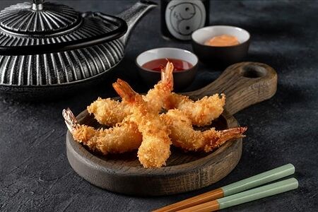 Креветки темпура
