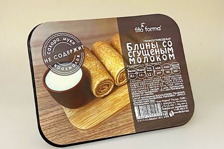Низкоуглеводные блины со сгущенным молоком Fito Forma (замороженные)