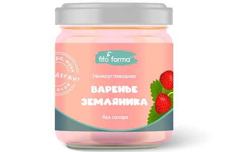 Варенье без сахара Земляника Fito Forma 
