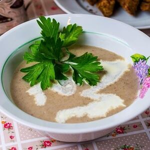 Крем-суп грибной