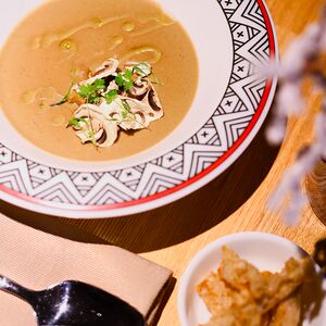 Крем-суп из белых сибирских грибов